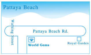 world gems store map of pattaya